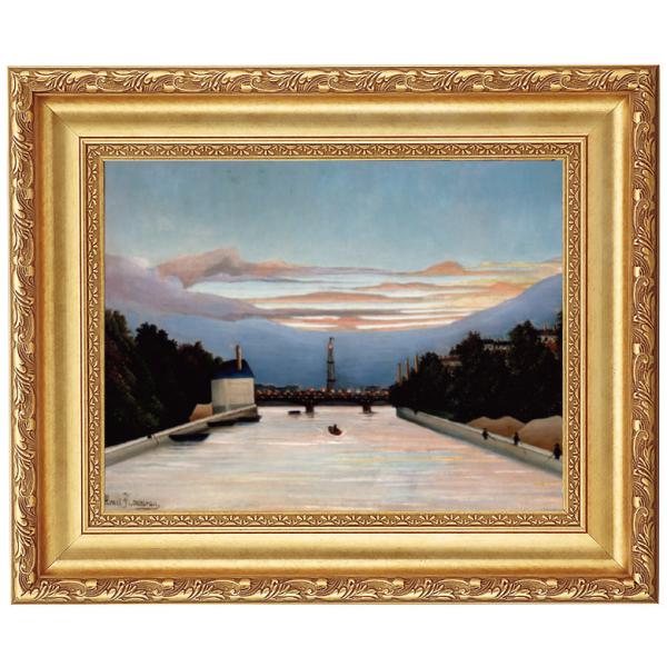 アンリ・ルソー 作品 エッフェル塔 4号 立体複製名画 額付き 壁掛け 有名画家 アートの友社