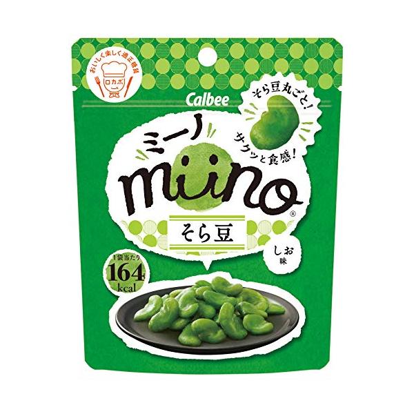他サイト： カルビー ｍｉｉｎｏそら豆しお味 おつまみ おやつ お菓子 ミーノ そら豆 ロカボの商品画像