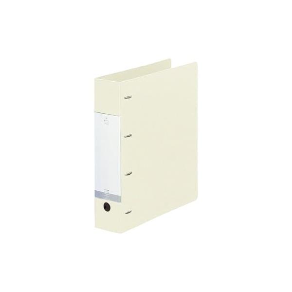 他サイト： リヒトラブ D型 リングファイル A4 4穴 幅64mm 白 G1280-0Wの商品画像