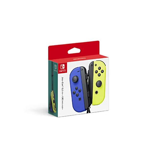 カラー：ブルー/ネオンイエ ローJoy-Con(L)ブルーとJoy-Con(R)ネオンイエ ローにJoy-Conストラップ(ブラック)が2個付いたセットです。本体が1台でも、ソフトによってはJoy-Conのみを持ち寄ることで多人数でのプレイ...