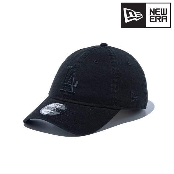 ニューエラ キャップ ドジャース 帽子 メンズ レディース NEWERA 9TWENTY ロサンゼルス・ドジャース ウォッシュドコットン ブラック
