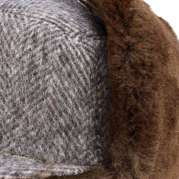 ケーバ帽 キャップ メンズ 防寒帽子 フランネル ヘリンボーン イヤーフラップ フランス製 Mistral ボア付 ウィンターキャップ ベージュ系 Buyee Buyee Japanese Proxy Service Buy From Japan Bot Online