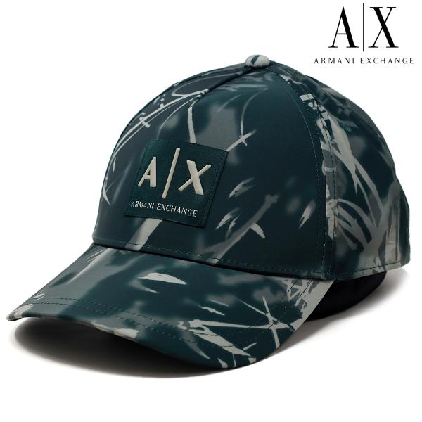 ARMANI EXCHANGE キャップ アルマーニエクスチェンジ リーフデザイン 