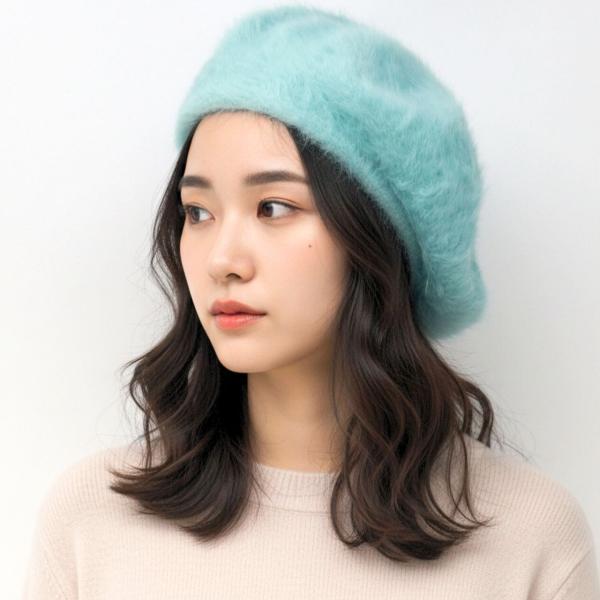 激カワ◎ボリューミーなファーのベレー帽◎ユニセックス elehelm-hatstore_575b8634-052