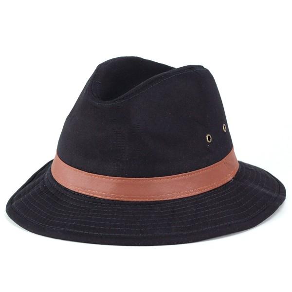 ハット 中折れ メンズ サハリハット 帽子 中折れ帽 春夏 撥水加工 UV加工 Dorfman Pacific ブラック ハット 中折れ メンズ サハリハット 帽子 中折れ帽 春夏 撥水加工 UV