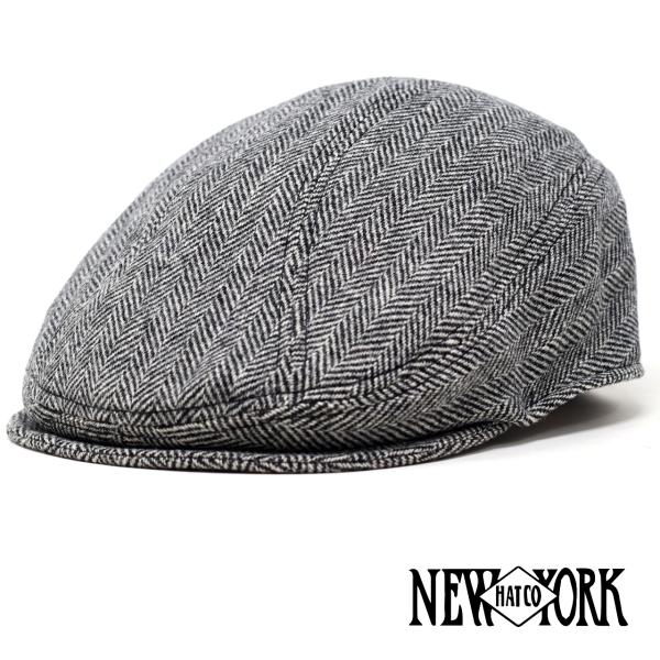 NEW YORK HAT（ニューヨークハット） ヘリンボーン柄 ハンチング 帽子