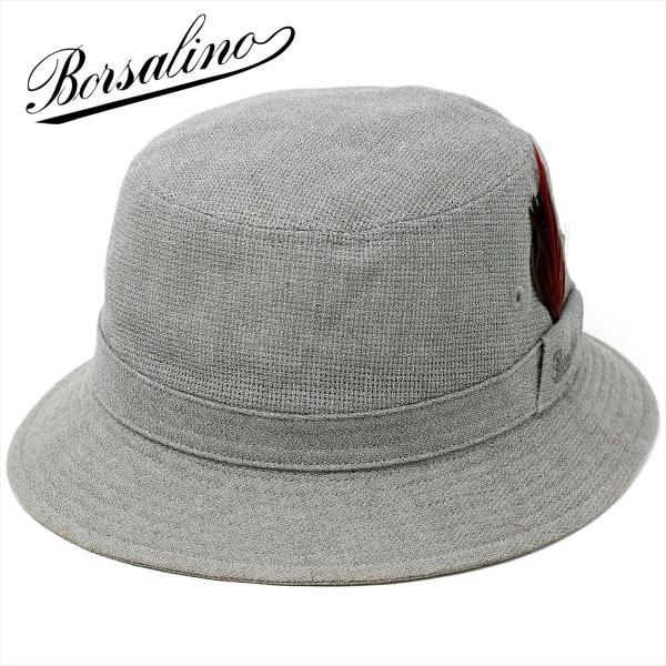 Borsalino（ボルサリーノ） サハリハット 夏 麻 ハット メンズ 春 帽子
