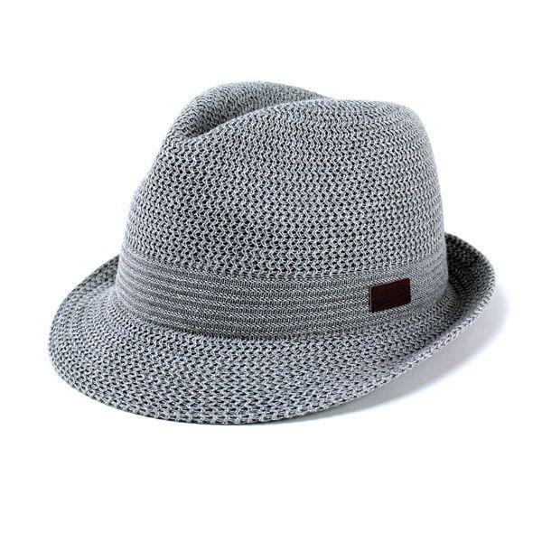 帽子 メンズ ハット 夏 Borsalino コットンニットマニッシュ 帽子