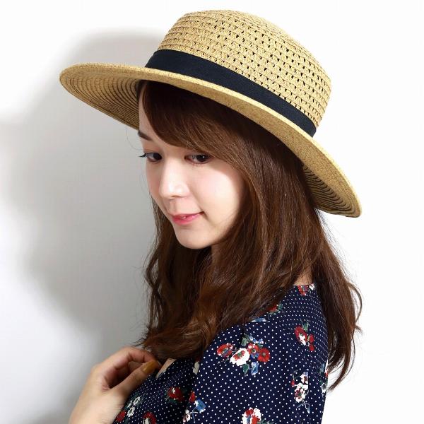 カンカン帽 レディース ボーターハット メンズ brooklyn hat 帽子 ブルックリンハット ペーパーブレード サイズ調整可 春夏 ナチュラル カンカン帽 レディース ボーターハット メンズ brooklyn hat 帽子