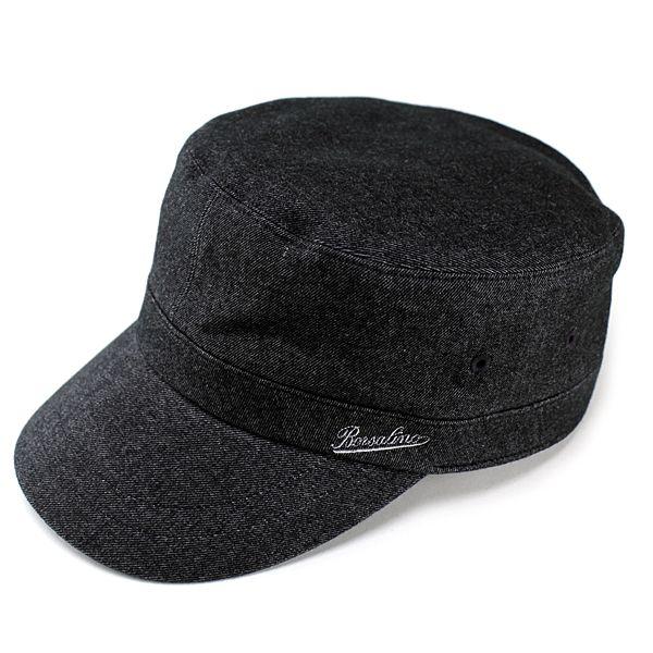 Borsalino 帽子 ボルサリーノ ワークキャップ 黒 コットン起毛 Borsalino 帽子 ボルサリーノ ワークキャップ 黒 コットン起毛