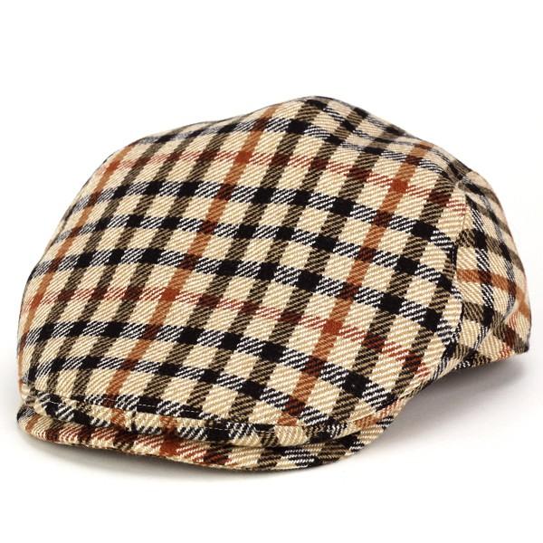 ハンチング DAKS ダックス ウールタータン 秋冬 メンズ 帽子 ハウスチェック DAKS（ダックス） ハンチング ウールタータン 秋冬 メンズ 帽子 ハウス