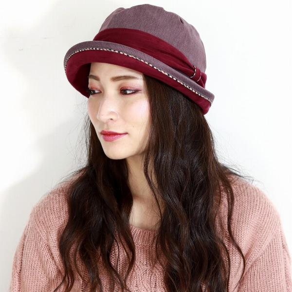 DAKS レディース セーラーハット 帽子  UV加工 マイクロライトスエード ツイルストレッチ 婦人 DAKS（ダックス） マイクロライトスエード UV加工 セーラーハット 帽子