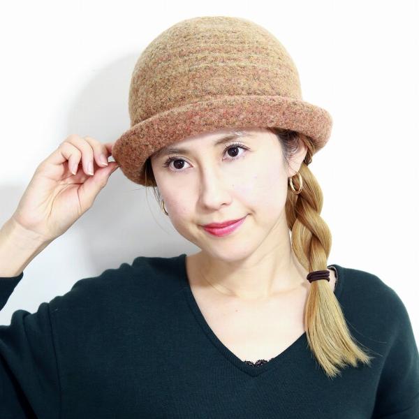 DAKS（ダックス） 日本製 セーラーハットグラデーション 秋 冬 毛混