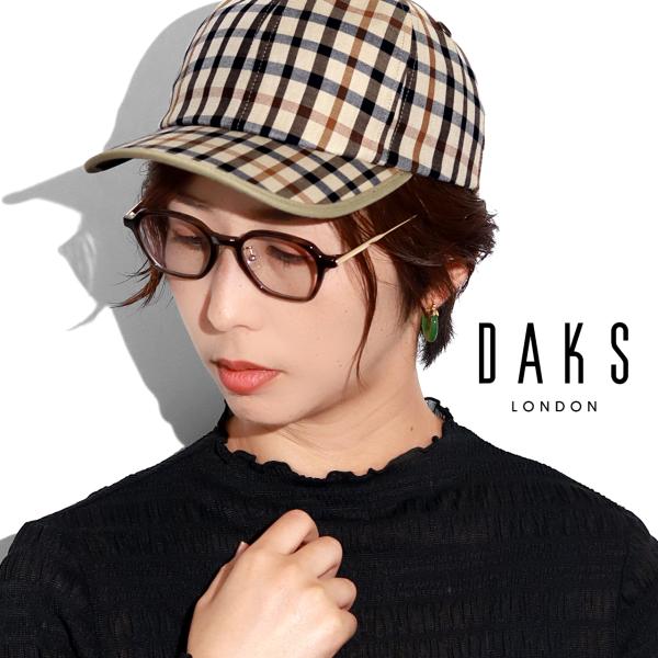 DAKS（ダックス） 帽子 レディース キャップ 秋冬 ハウスチェック