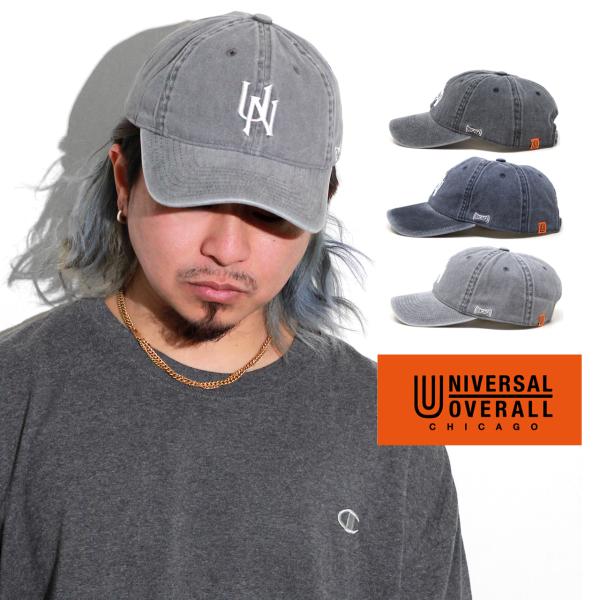 ユニバーサルオーバーオール キャップ メンズ ピグメント加工 キャップ レディース 帽子 メンズ Universal Overall 春夏 シンプル 野球帽 レディース
