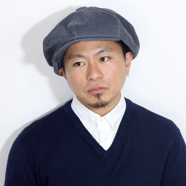 メンズ キャスケット ビッグシルエット FAT MOE&SONS コーデュロイ