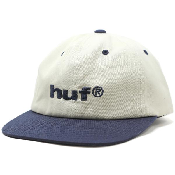 キャップ バイカラー HUF 帽子 2トーン 98 LOGO 6 PANEL HAT