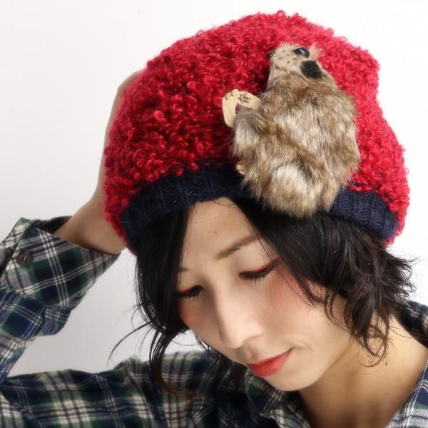 Barairo no Boushi バラ色の帽子 ニット帽 マーモットジャンボループ