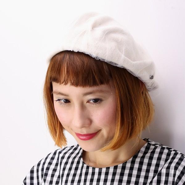 Barairo no Boushi バラ色の帽子 17SS チュール手びねりベレー 日本製