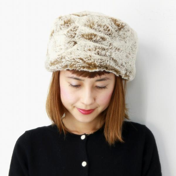 バラ色の帽子 バラ色のロシアン ファー ロシア帽 送料無料 日本製 帽子