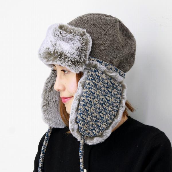 Barairo No Boushi 送料無料 英国羊毛 飛行帽 かわいい シープレーヤーン耳付きニットキャップ バラ色の帽子 秋冬 レディース ミドルグレー Buyee Buyee 日本の通販商品 オークションの代理入札 代理購入