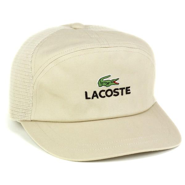 メッシュキャップ メンズ 帽子 キャップ ラコステ Cap 春夏 Lacoste メンズ 吸汗 速乾 ビン皮 ベージュ L1000 006 Elehelm帽子通販専門店 通販 Yahoo ショッピング