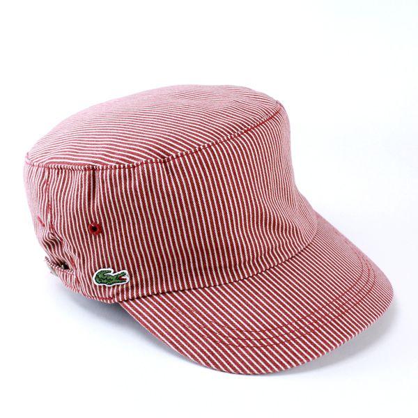 ラコステ ヒッコリーストライプ柄ワークキャップ Lacoste ブランド 帽子メンズ キャップ レディース ワークキャップ 赤 レッド Buyee Buyee 日本の通販商品 オークションの代理入札 代理購入