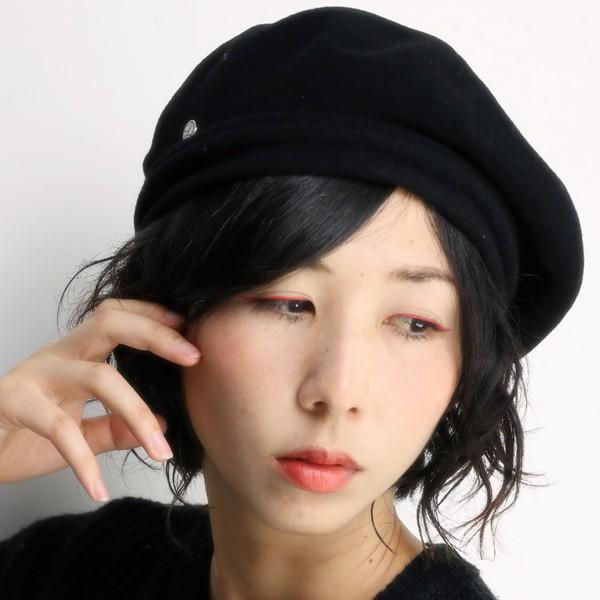 LAULHERE ELIDAN ベレー帽 黒 Lサイズ 箱付き 新品未使用 ローレール ベレー 帽子 laulhere ショパン france レディース 小ぶり