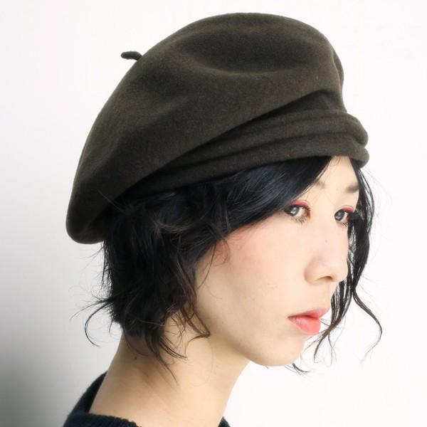 LAULHERE レディース もらい ロレールハンチング帽子 羊革 LAULHERE レディース もらい ロレールハンチング帽子 羊革