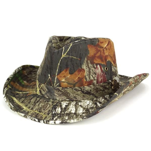 カウボーイハット メンズ mossy oak ミリタリー ハンティング