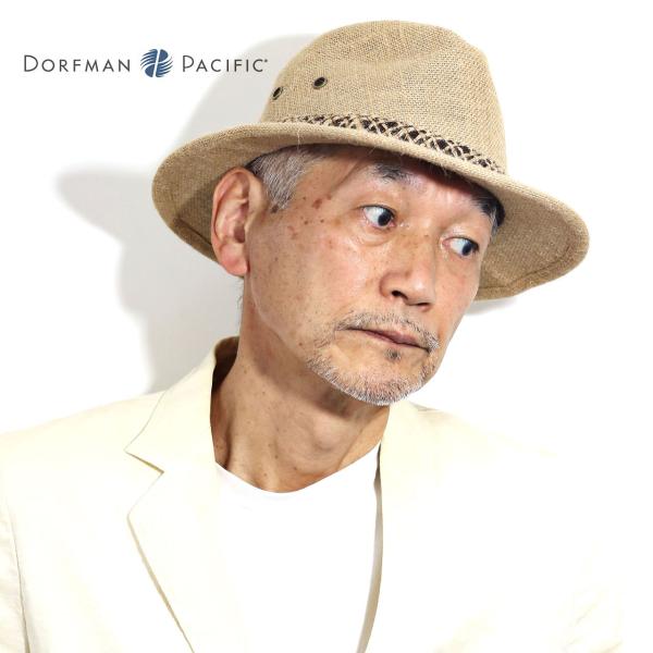麻 ハット ヘンプ 涼しい 夏 帽子 メンズ ブランド ドーフマン