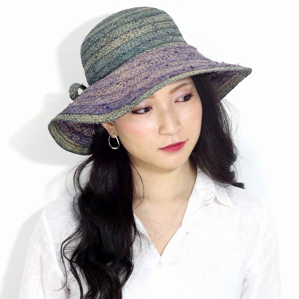 イタリア製、レースとSTRAWの帽子 イタリア製! 50's DOBBS 57.5CM UNUSUAL RIBBON BOATER HAT