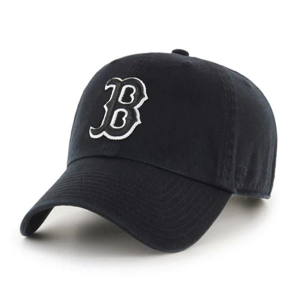 47 キャップ フォーティーセブン ブランド キャップ レッドソックス '47 CLEAN UP メンズ レディース 47BRAND 春 夏 秋 冬 Black ブラック