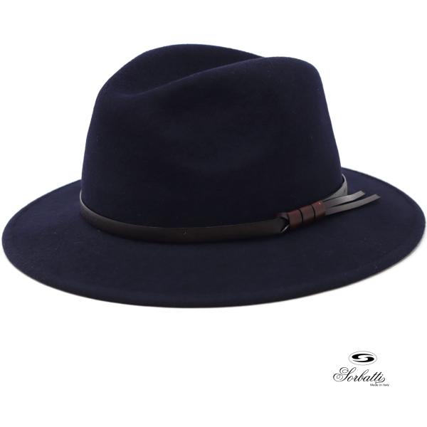 ソルバッティ 帽子 フェルト 秋冬 大きいサイズ XLサイズ 中折れハット メンズ Sorbatti クラッシ SORBATTI（ソルバッティ） 中折れハット メンズ ウール フェルトハット