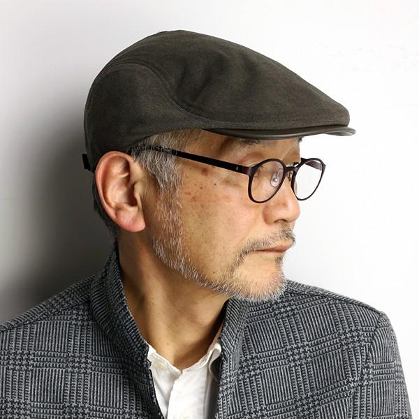 ハンチング メンズ 帽子 シンプルライプ ハンチング帽 ブランド Simple Life 日本製 アイビーキャップ 起毛 フェイクレザー 茶 ブラウン S6271 061 Elehelm帽子通販専門店 通販 Yahoo ショッピング