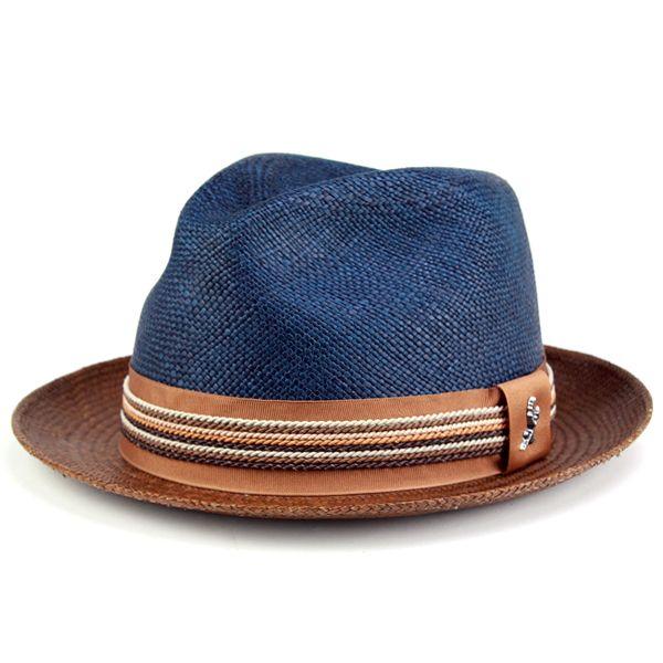 ハット 春夏 サマーファッション メンズ パナマ 2トーン カントリー ナチュラル カルロスサンタナ メキシコ製 Blues ブルー系 San170 041 Elehelm帽子通販専門店 通販 Yahoo ショッピング