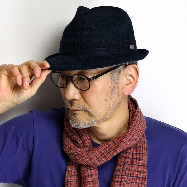 中折れハット  STETSON サーモニット マニッシュ ハット 日本製 ロイヤル ステットソン 中折 STETSON（ステットソン） 中折れ帽 麻 サーモニット マニッシュ ハット