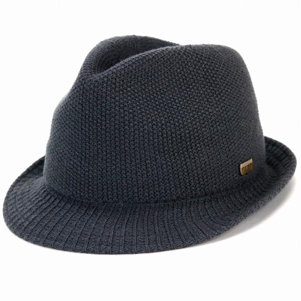 ハット 中折れ メンズ ステットソン ニット 帽子 無地  マニッシュ ハット シンプル 中折れ帽 STETSON（ステットソン） 中折れ帽 無地 ニット マニッシュ ハット