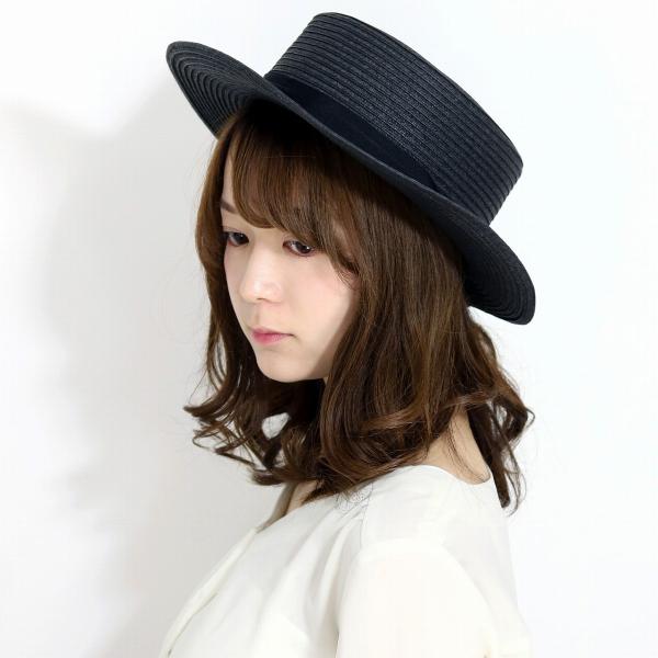 麦わら帽子 ブレード付き広つば つば広 カンカン帽 レディース ストローハット 帽子 ブレード広