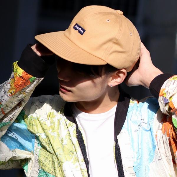 OURHOME ベージュ　キャップ OURHOME ベージュ キャップ OURHOME きれいめキャップ ベージュ