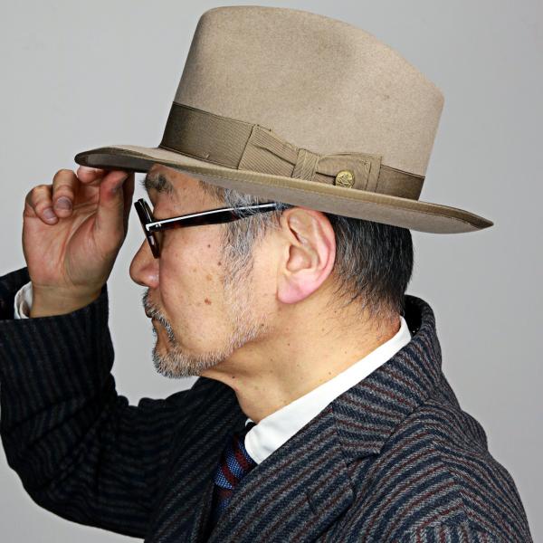 ステットソン　ハット　ベージュ　ジョニーデップ　ウエスタン　ラビット　ビーバー STETSON（ステットソン） Ver.2 ビーバー ラビット ヴィンテージ