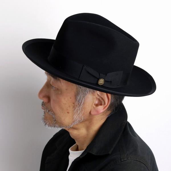 NEIGHBORHOOD STETSON 16AW ハット リボン 中折れハット-