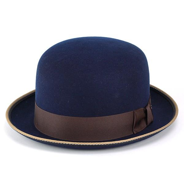 ステットソン ボーラーハット stetson ソフト フェルト カジュアル ダービーハット アメリカ製 BOKETTO 紺 ネイビー