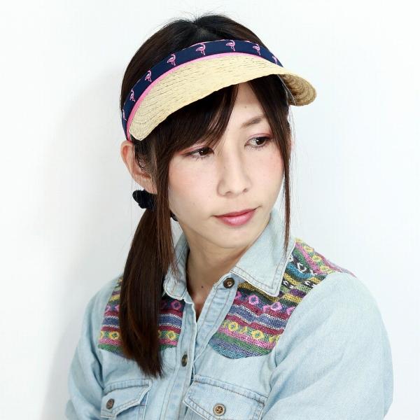 サンバイザー 可愛い 麦わら レディース インポート SCALA NEWCASTLE