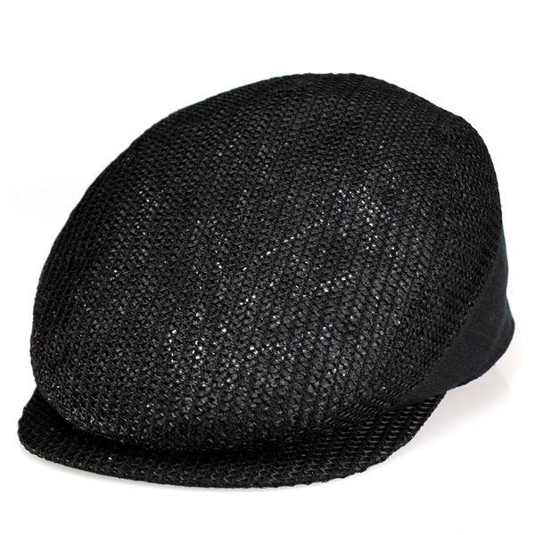 ハンチング 帽子 メッシュ ミラショーン 通気性抜群 紳士 ブラック mila schon（ミラショーン） ハンチング 帽子 メンズ メッシュ 通気性