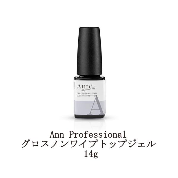 Ann Professional グロス ノンワイプ トップジェル 14g アン