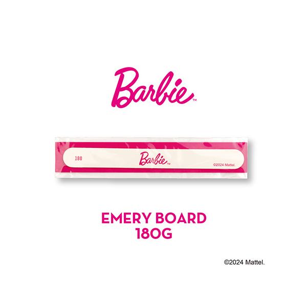 Barbie バービー エメリーボード 1本 B-EB グリット180G ネイルケア 爪やすり 爪みがき ファイル バッファー サンディング ジェルネイル ネイリスト セルフネイル アートネイル ネイルグッズ ネイル用品 爪を整える 光沢 ...