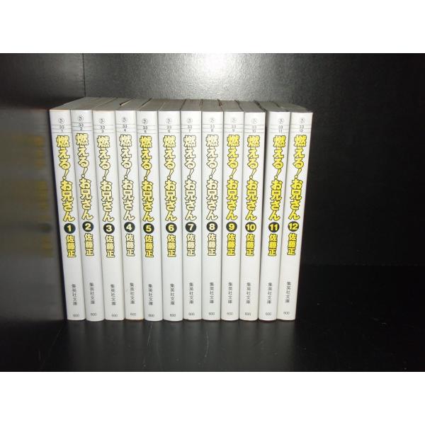 送料無料 文庫版 燃える お兄さん 全12巻 佐藤正 中古コミック マンガ