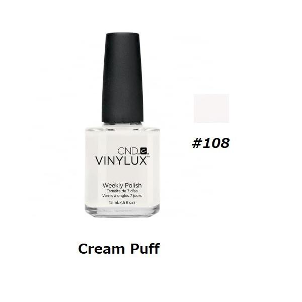 CND VINYLUX oCiNX J[|bV Cream Puff 108 EB[N[|bV 15ml CND  }jLA ZtlC lCObY Vi yz