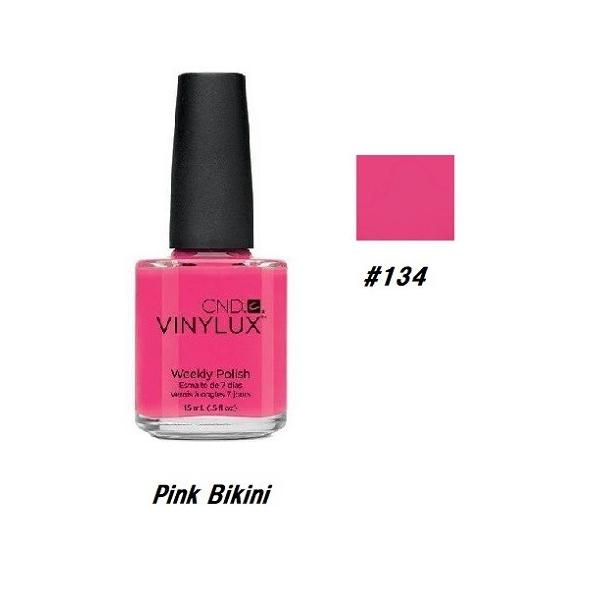 CND VINYLUX oCiNX J[|bV Pink Bikini 134 EB[N[|bV 15ml CND  }jLA lCObY Vi yz